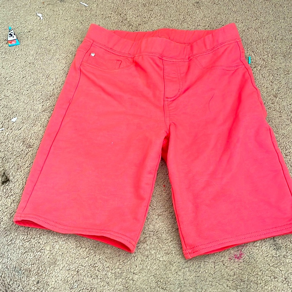 Girls 14 pink/ coral shorts